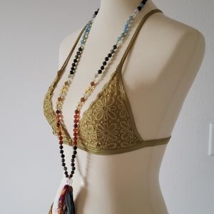 *4 for $20* Mustard Green Bralette